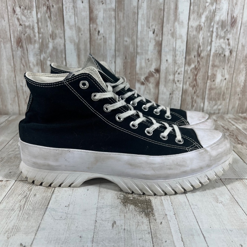 Converse Chuck Taylor All Star Lugged 2.0 High Top Black White A00870C Mens 9.5